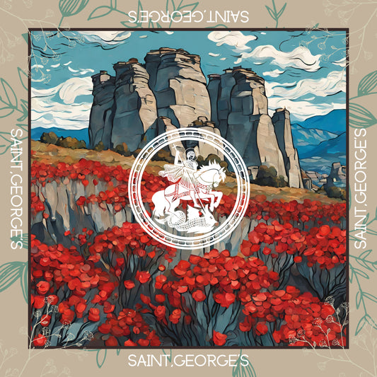 Saint.George’s Scarf - Red Flower